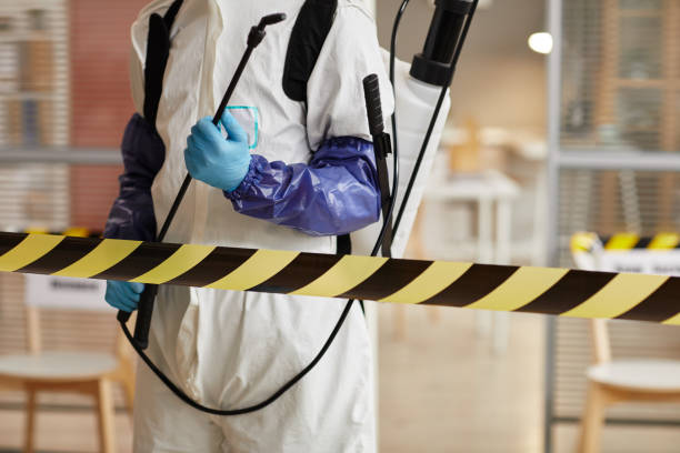 Professional Sewage Cleanup technician working in Dawson, NE